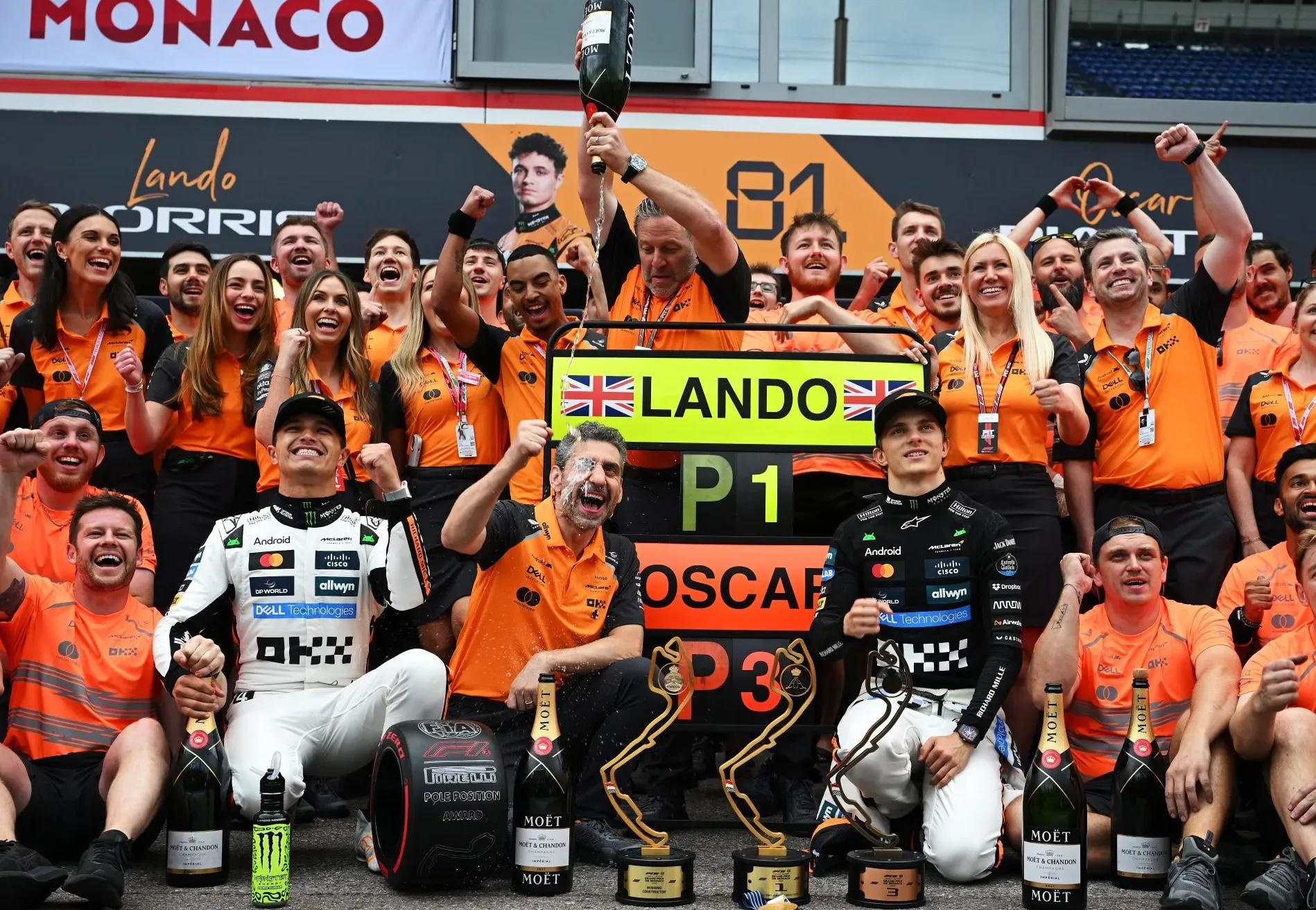 哈斯车队横扫红牛车队，诺里斯刷新纪录